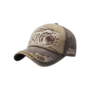 Café Khaki Shark Curve Cap