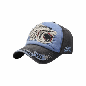 Midnight Blue Shark Curve Cap