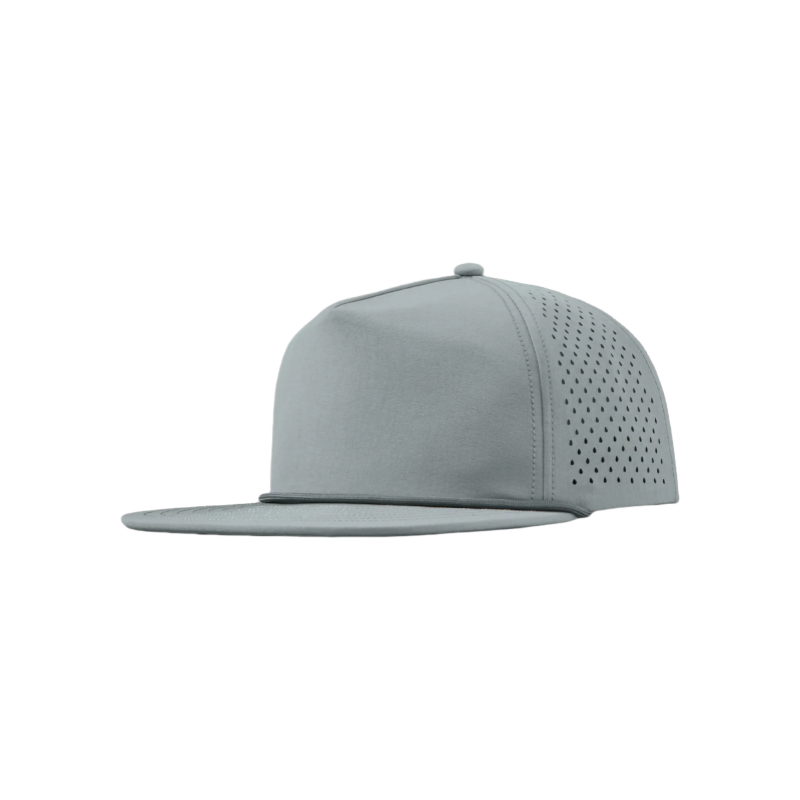 Gray Flat Brim Cap