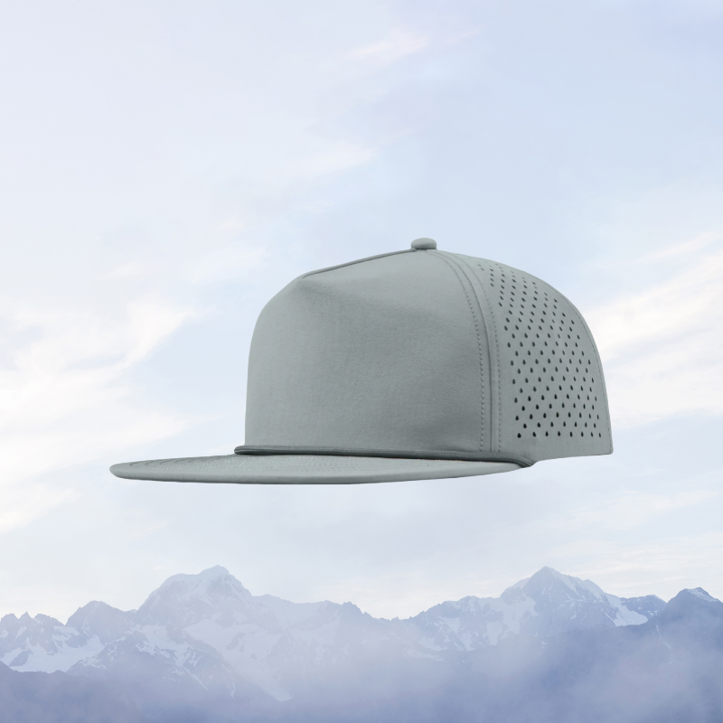 Gray Flat Brim Cap - Image 4