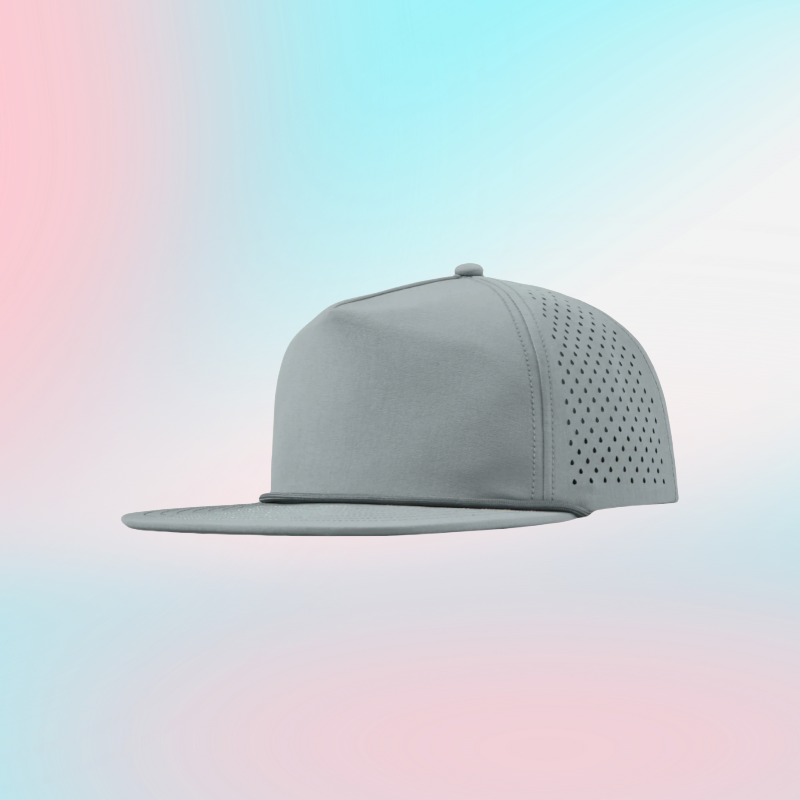 Gray Flat Brim Cap - Image 3