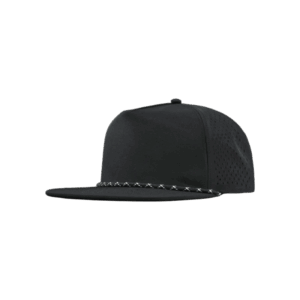 Black Flat Brim Cap